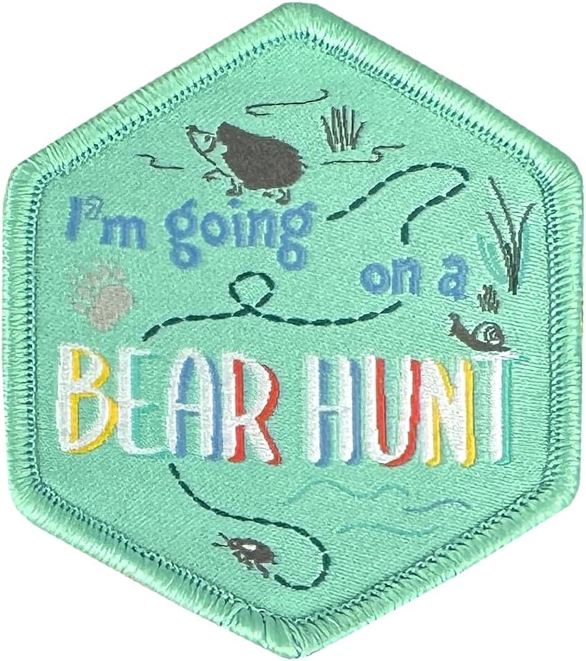 Pawprint Family | We're Going on a Bear Hunt Patch Set | Michael Rosen and Helen Oxenbury's We're Going on a Beart Hunt Official Merchandise