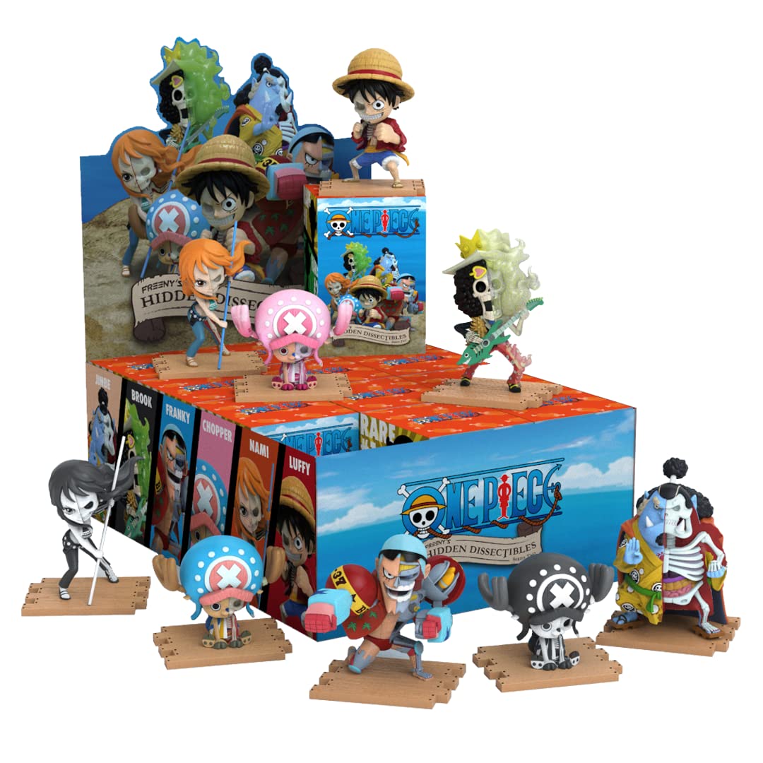 Mighty Jaxx Freeny's Hidden Dissectibles: One Piece Series 2 | Sealed Tray of 12 | Blind Box Toy Collectible Figurines
