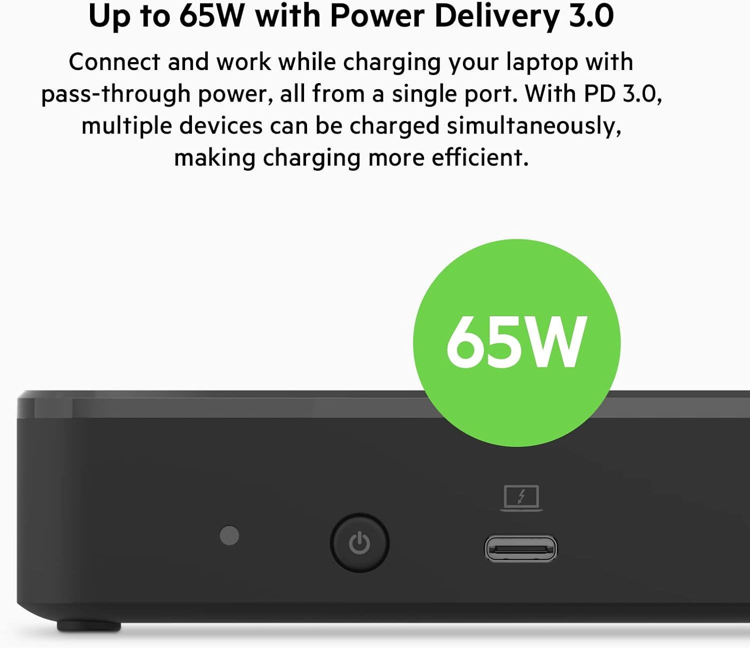 Belkin 14-port USB-C Docking Station, 65W Power Delivery, 4K Display, 2 HDMI Ports, 2 DisplayPort, 3 USB-C, 5 USB-A Ports, and 1 Gigabit Ethernet, USB-C Dock for Chromebook, Windows PCs, XPS and other