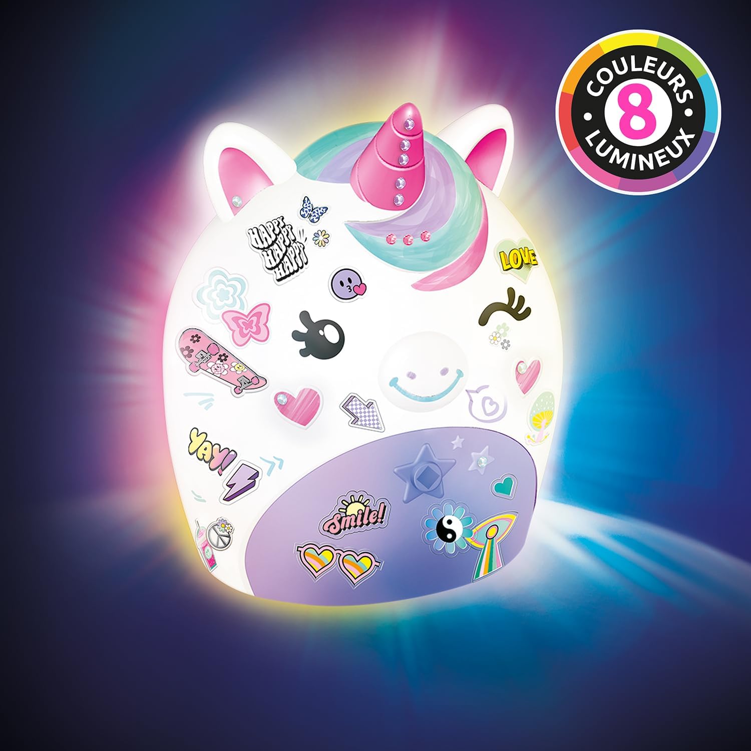 Canal Toys Style for Ever-Lampe Unicorn Figurine and Drawer Secret-OFG 301, White