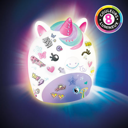 Canal Toys Style for Ever-Lampe Unicorn Figurine and Drawer Secret-OFG 301, White