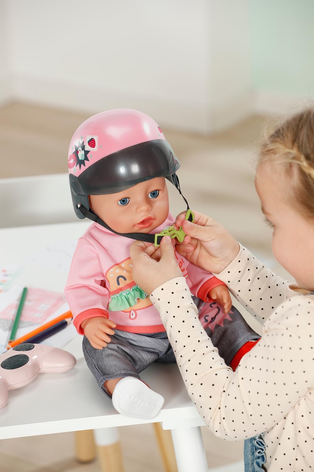 BABY born E-Scooter Helm, Puppenhelm für 43cm Puppen, 835937 Zapf Creation