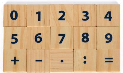 small foot Sticks Box with Numbers Educate, Wood, Maths Learning Toy, for Kids Aged 6+ Years Old, 12559, Coloured