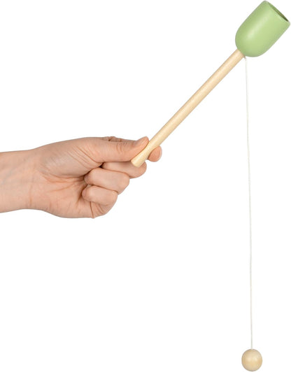 small foot Kugelfangspiel aus Holz, 4er Set, Geschicklichkeitsspiel für Klein und Groß, für Kinder ab 3 Jahren, 12609