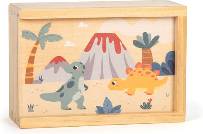 small foot Memory Dino, memory game made of FSC® 100%-certified wood, for kids aged 2+ years old, 12616