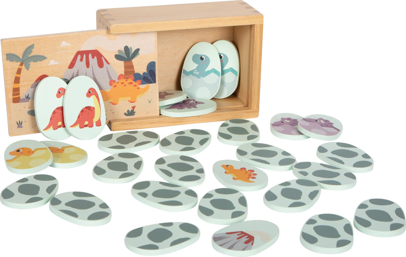 small foot Memory Dino, memory game made of FSC® 100%-certified wood, for kids aged 2+ years old, 12616
