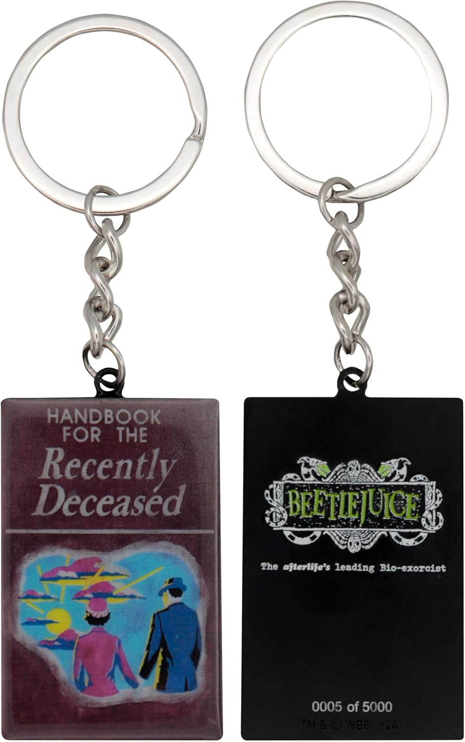 FaNaTtik Beetlejuice Book Keychain 5Cm
