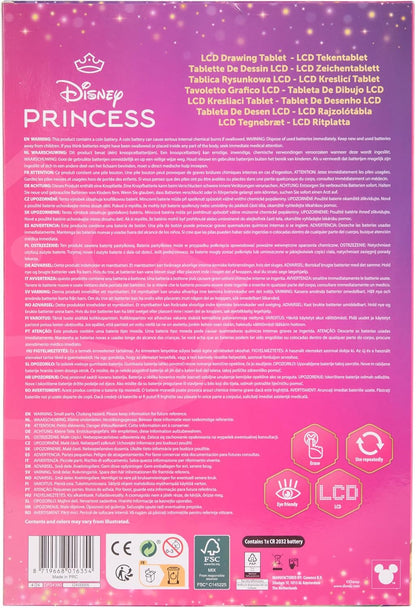 Canenco - Disney Prinses LCD Tekenbord Regenboog