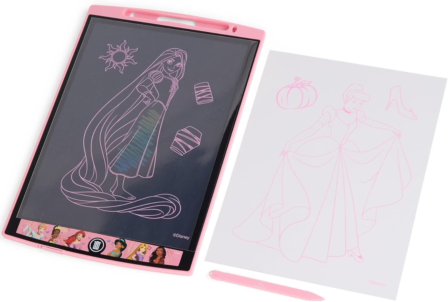 Canenco - Disney Prinses LCD Tekenbord Regenboog