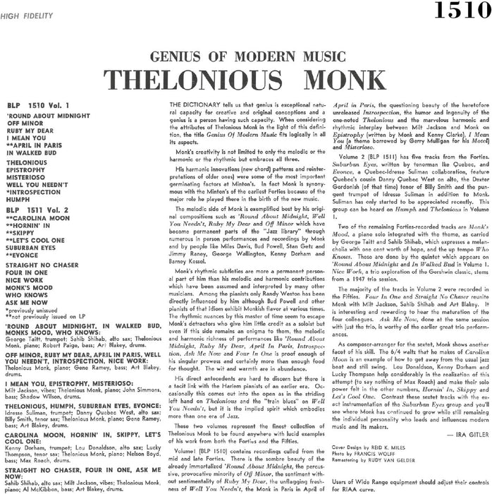 Genius of Modern Music - Volume 1