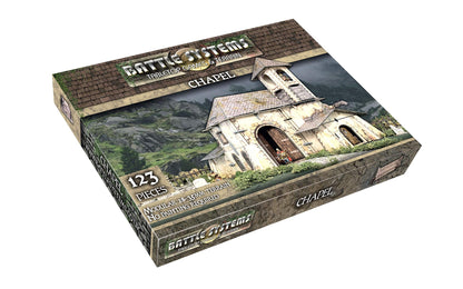 Battle Systems – Modular Fantasy Scenery – Perfect for Roleplaying and Wargames - Multi Level Tabletop Terrain for 28mm Miniatures – Colour Printed Model Diorama – DnD Warhammer (Chapel