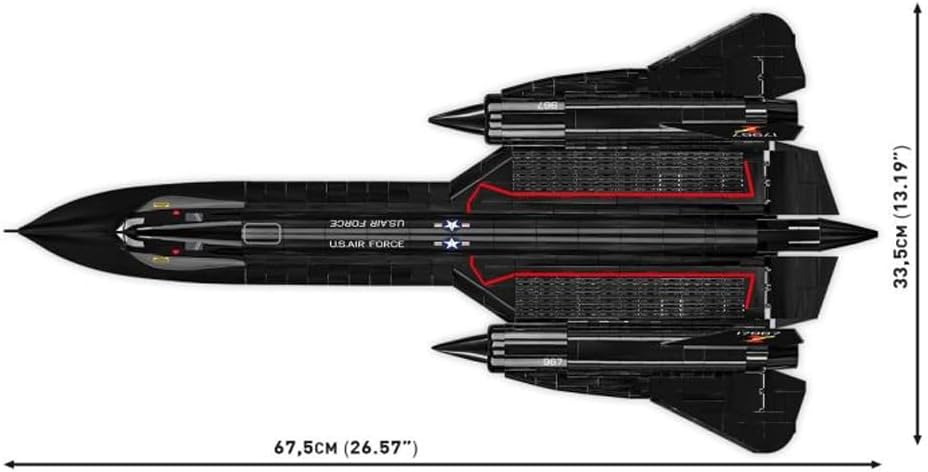 COBI Lockheed SR-71 Blackbird, US Military Aircraft, 1:48, 1374 Parts Kit
