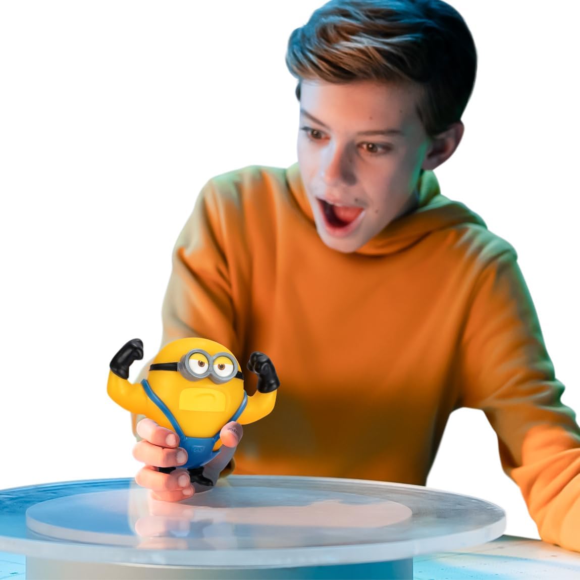 Minions Dave Le méga Souple. Les de Moi, Moche et méchant 4 rejoignent la Famille des Figurines Heroes of Goo JIT Zu. Il est rempli de Billes d’Eau et s’étire Jusqu’à 3X sa Taille.