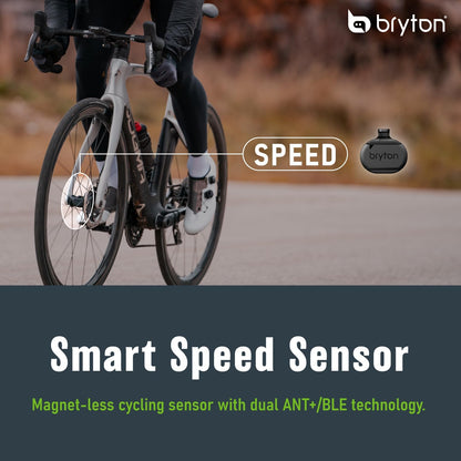 Bryton Smart Speed Sensor install on bike wheel hub Magnet-Less (Bluetooth & ANT+