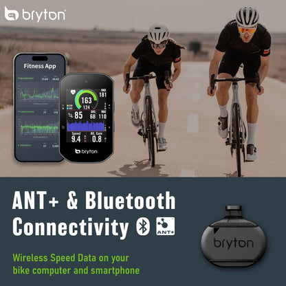 Bryton Smart Speed Sensor install on bike wheel hub Magnet-Less (Bluetooth & ANT+