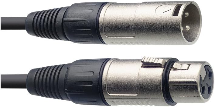 Audio-Technica M30x Professional Studio Headphones for studio recording, creators, podcasts and everyday listening & Stagg SMC6 6 metre standard microphone cable + Plug Microphone Cable