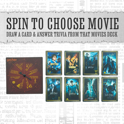 Paladone Ultimate Harry Potter Movie Quiz, Officially Licensed Trivia Game with 1600 Questions