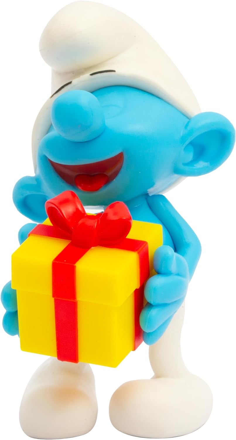 Giochi Preziosi The Smurfs - Boxes Containing a Surprise Character Between Joker, Fourish and Forced 7.5 cm with Movement, for Children From 3 Years Old
