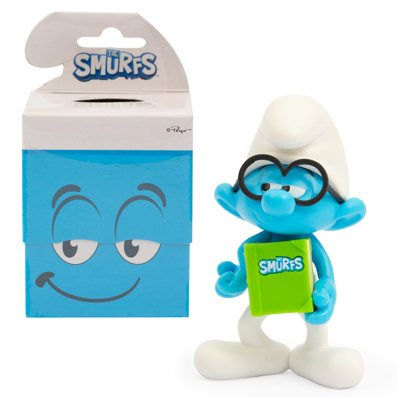 Giochi Preziosi The Smurfs - Boxes Containing a Surprise Character Between Joker, Fourish and Forced 7.5 cm with Movement, for Children From 3 Years Old
