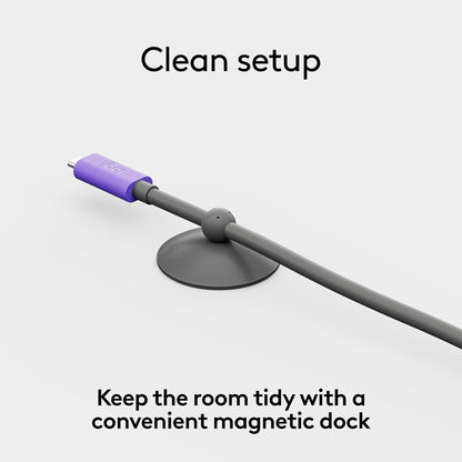 Logitech Cavo USB Active | Connessione BYOD a cavo singolo con MeetUp 2 | Accessorio per videoconferenze per sale di piccole dimensioni - Grafite