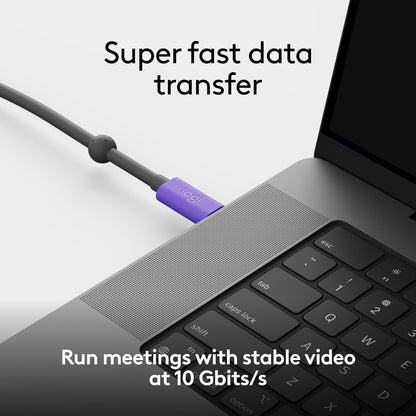 Logitech Cavo USB Active | Connessione BYOD a cavo singolo con MeetUp 2 | Accessorio per videoconferenze per sale di piccole dimensioni - Grafite