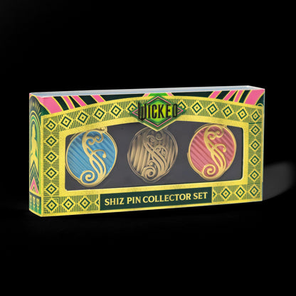 Wicked Shiz Pin Collector Set. The Noble Collection, one size, Metall