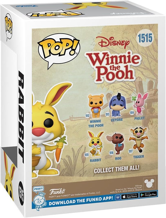 Funko Pop! Disney: WTP - Rabbit - Winnie the Pooh - Collectable Vinyl Figure - Gift Idea - Official Merchandise - Toys for Kids & Adults - TV Fans - Model Figure for Collectors and Display