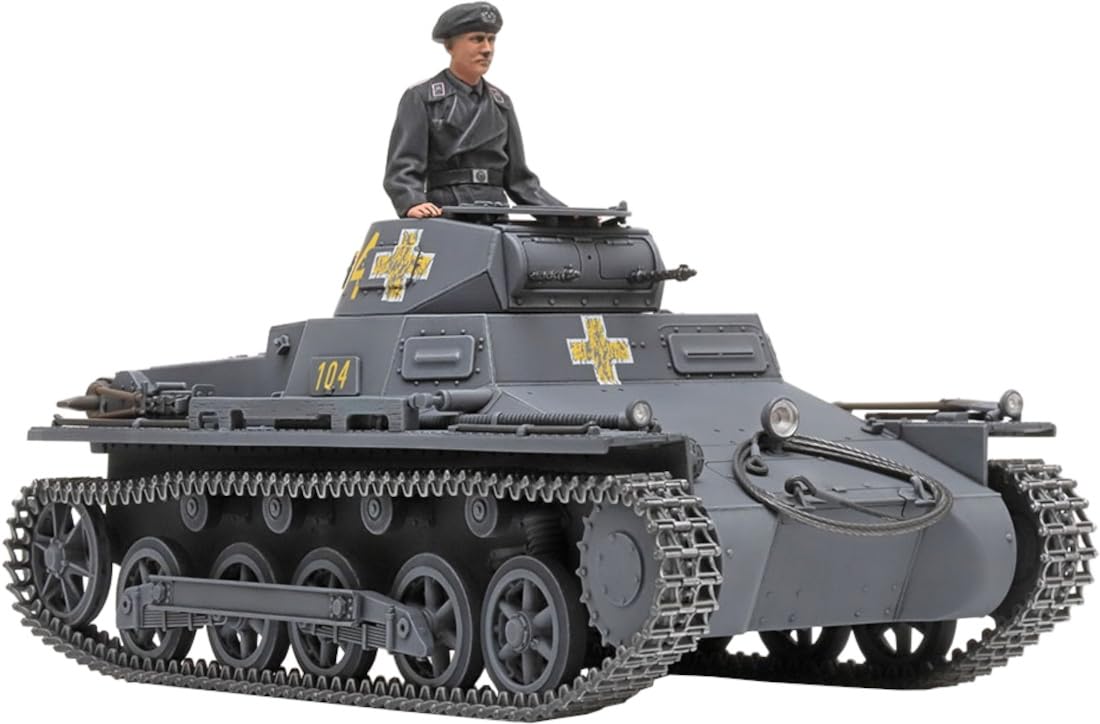 TAMIYA 35388 1:35 Dt. PzKpfw. I AUSF. B (1) - Modellbau, Plastik Bausatz, Hobby, Basteln, Panzer Bausatz, Militär Bausatz, Panzer 1:35, Standmodellbau