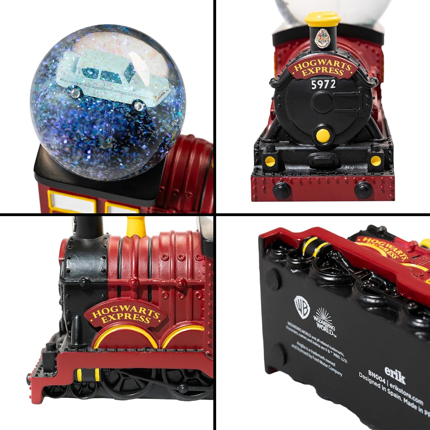 Grupo Erik Snow Globe - Harry Potter Gifts | Snow Globes for Adults & for Children | Harry Potter Merchandise, Hogwarts Express Train Gifts under 25 Pounds for Christmas