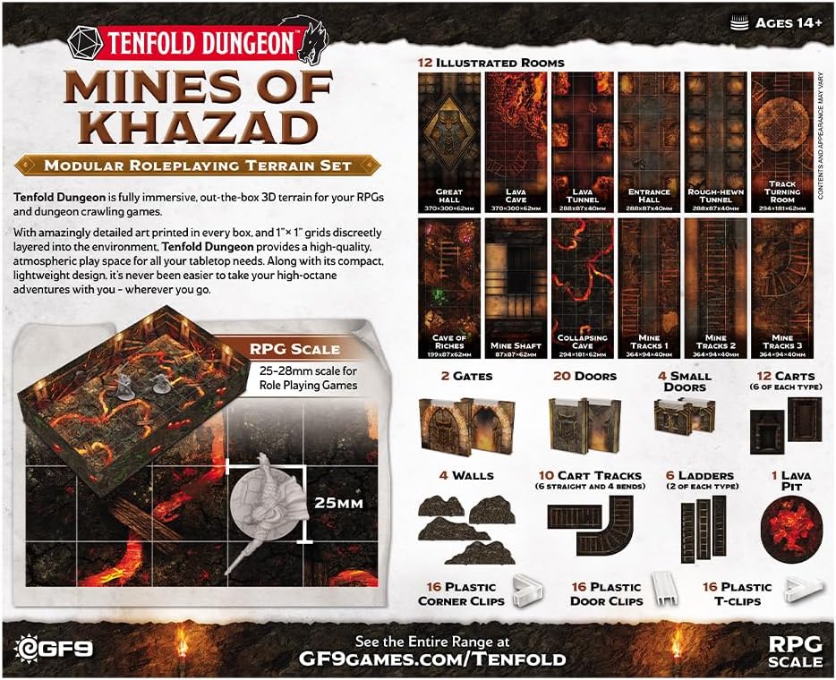 Gale Force Nine - Tenfold Dungeon - Mines of Khazad
