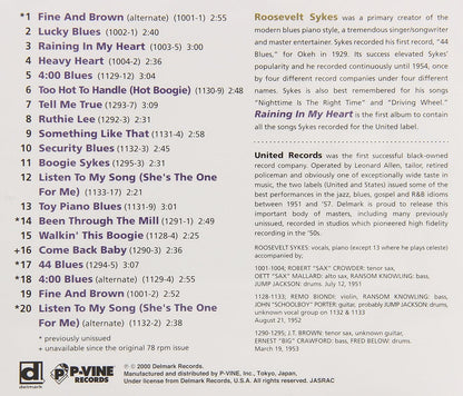 Roosevelt Sykes - Raining In My Heart