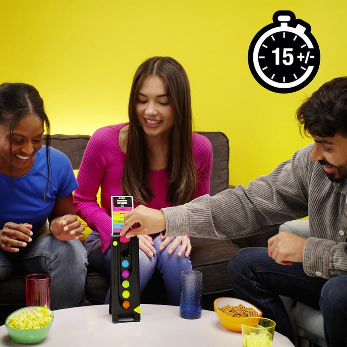 Drop Trivia Game, Electronic Party Board Game from Trivial Pursuit - English Version