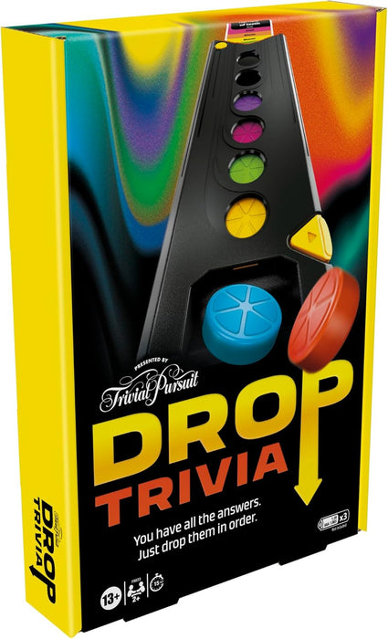 Drop Trivia Game, Electronic Party Board Game from Trivial Pursuit - English Version