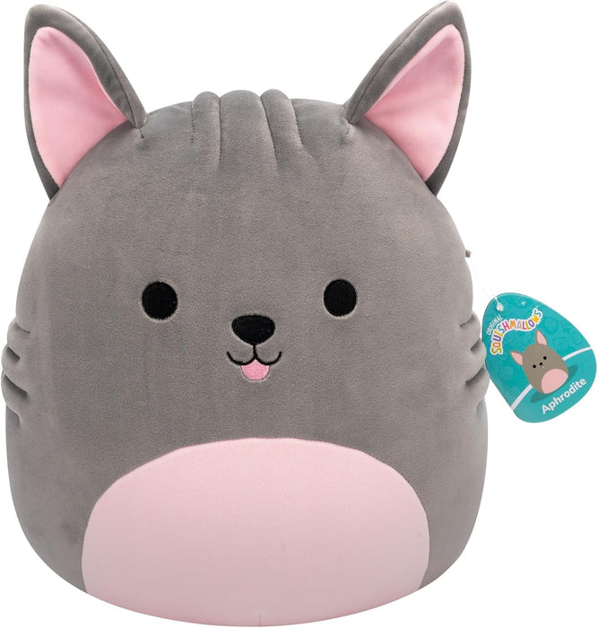 Squishmallows Original 12-Inch Aphrodite the Grey Hairless Dog
