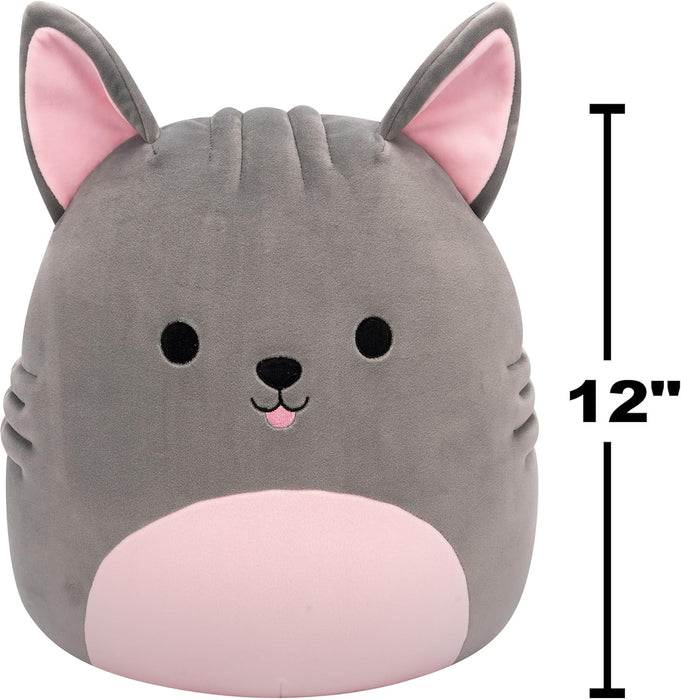 Squishmallows Original 12-Inch Aphrodite the Grey Hairless Dog