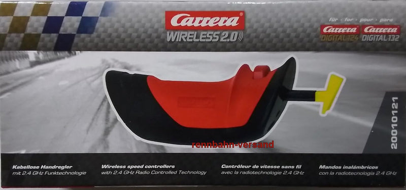Carrera - 20010121 Wireless 2.0 Controller für Digital 132/124 | Kabelloses Rennerlebnis mit Präziser Steuerung | Einfache Einrichtung & Kompatibilität | Ergonomisches Design