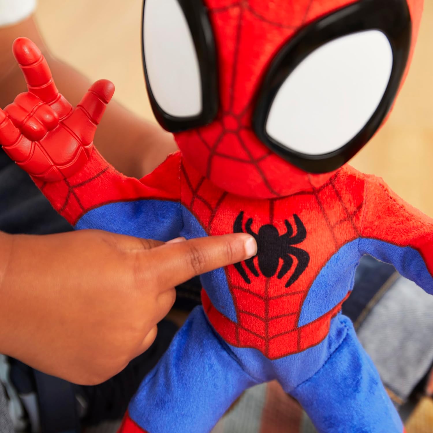 Marvel Spidey and His Super Friends Dance & Crawling Fun Spidey Interactive Plush Toy - English Version