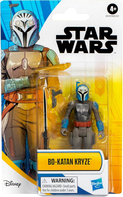 Star Wars Epic Hero Series BO-Katan Kryze Actionfigur, 10,2 cm, 2 Spielzeugzubehör, Weihnachtsstrumpffüller für Kinder, ab 4 Jahren
