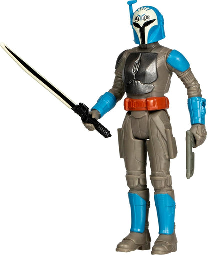 Star Wars Epic Hero Series BO-Katan Kryze Actionfigur, 10,2 cm, 2 Spielzeugzubehör, Weihnachtsstrumpffüller für Kinder, ab 4 Jahren