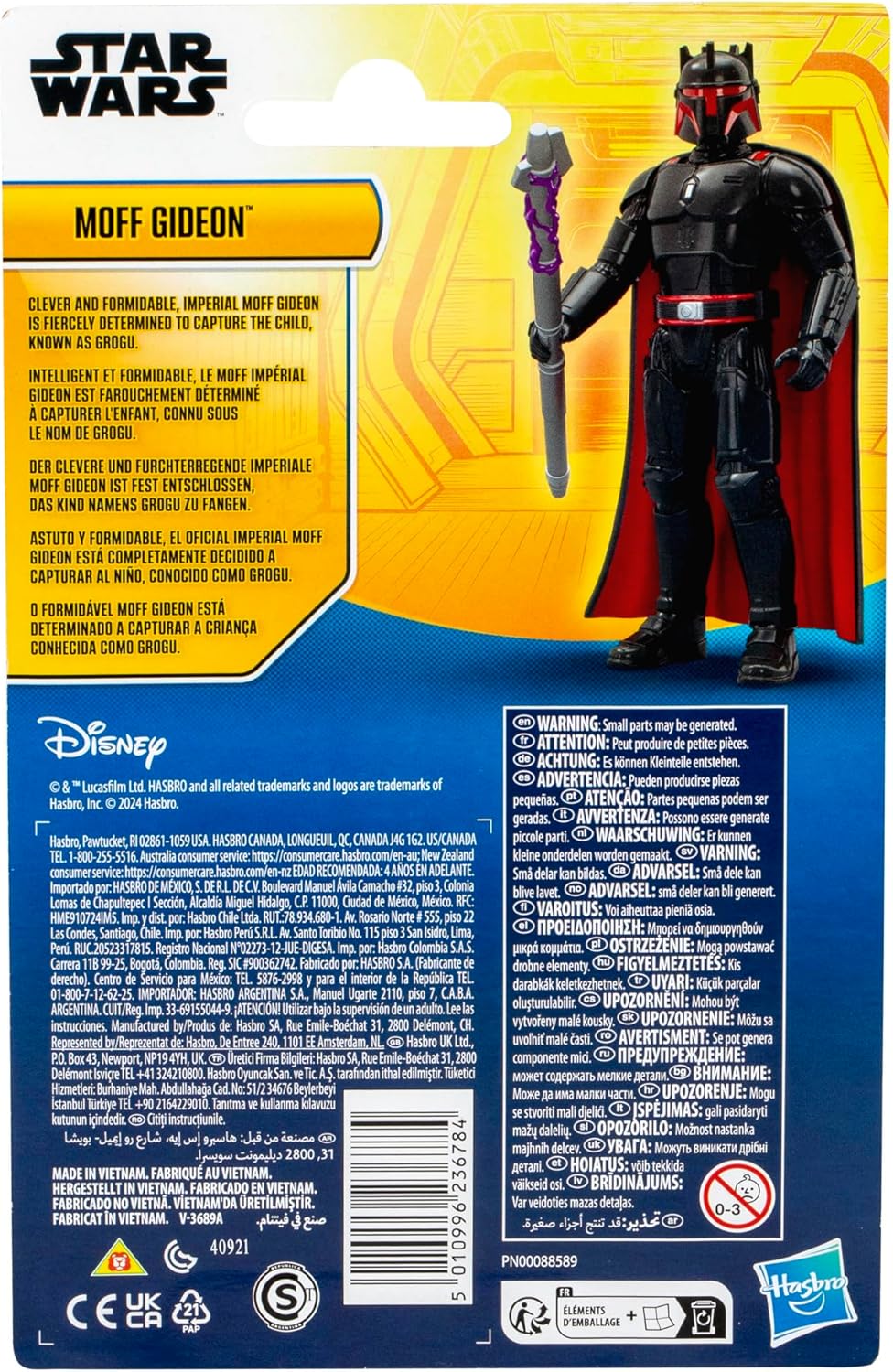 STAR WARS Epic Hero Series Moff Gideon Actionfigur, Spielzeugzubehör, Weihnachtsstrumpffüller für Kinder, ab 4 Jahren