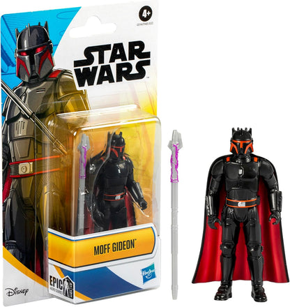 STAR WARS Epic Hero Series Moff Gideon Actionfigur, Spielzeugzubehör, Weihnachtsstrumpffüller für Kinder, ab 4 Jahren
