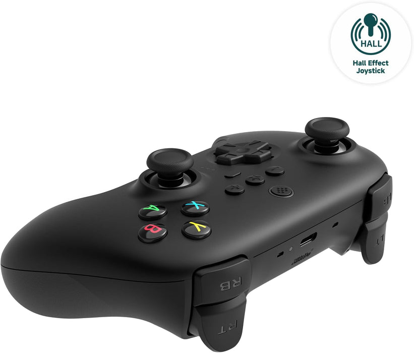 8Bitdo Ultimate 2.4G Wireless Controller, Hall Effect Joystick Update, Gaming Controller with Charging Dock for PC, Android, Steam Deck & Apple (Black