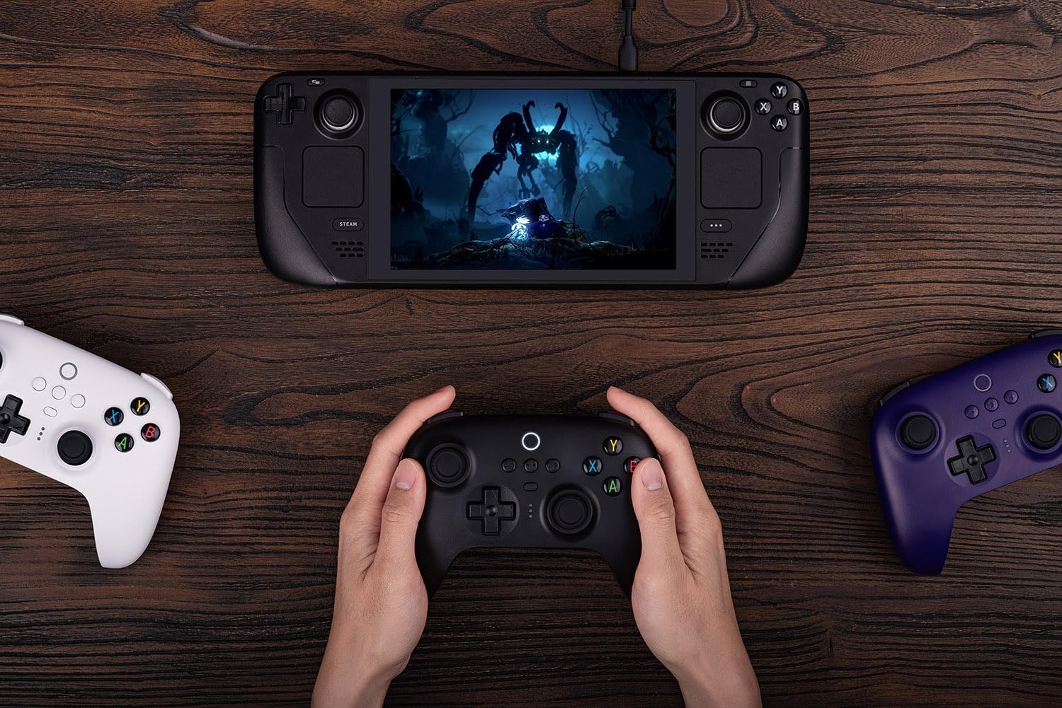 8Bitdo Ultimate 2.4G Wireless Controller, Hall Effect Joystick Update, Gaming Controller with Charging Dock for PC, Android, Steam Deck & Apple (Black