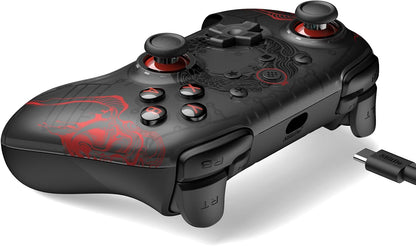 8Bitdo Ultimate 2C Wired Controller for Windows PC and Android, with Hall Effect Joysticks and Hall Triggers, 1000Hz Polling Rate, and Remappable L4/R4 Bumpers - Black Myth: Wukong