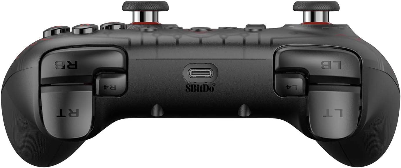 8Bitdo Ultimate 2C Wired Controller for Windows PC and Android, with Hall Effect Joysticks and Hall Triggers, 1000Hz Polling Rate, and Remappable L4/R4 Bumpers - Black Myth: Wukong