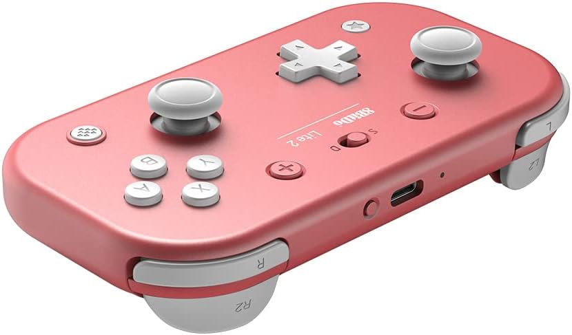 8Bitdo Lite 2 BT Gamepad Pink (Switch, Android, Raspberry Pi