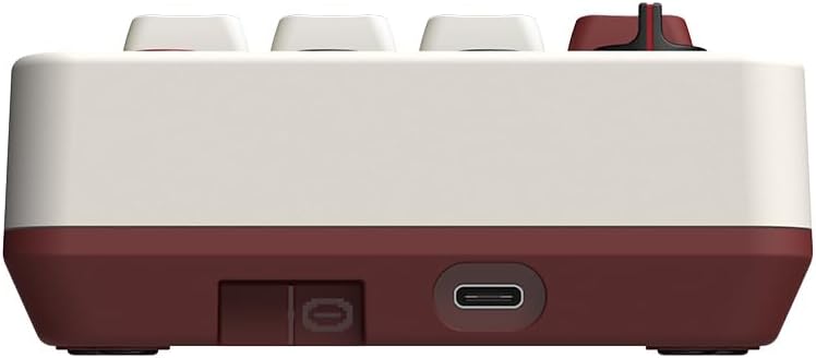 8BitDo Retro 18 Mechanical Numpad, Supports Calculator Mode, Bluetooth/2.4G/Wired Numpad for Windows and Android - Fami Edition
