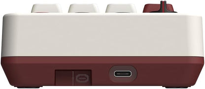 8BitDo Retro 18 Mechanical Numpad, Supports Calculator Mode, Bluetooth/2.4G/Wired Numpad for Windows and Android - Fami Edition