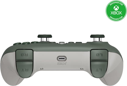 8Bitdo Ultimate C Wired Controller for Xbox, RGB Lighting Fire Ring and Hall Effect Joysticks, Compatible with Xbox Series X|S, Xbox One, Windows 10/11 - Officially Licensed (Dark Green