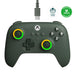 8Bitdo Ultimate C Wired Controller for Xbox, RGB Lighting Fire Ring and Hall Effect Joysticks, Compatible with Xbox Series X|S, Xbox One, Windows 10/11 - Officially Licensed (Dark Green